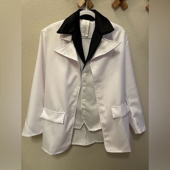 SATURDAY NIGHT FEVER COUPLE COSTUME-Both Size Medium - Picture 6 of 15